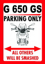 G 650 GS PARKING ONLY